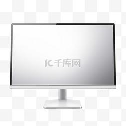 桌上图片_白色木桌上的黑色平板电脑显示器