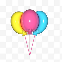 AI膨胀风生日装饰气球