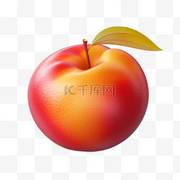 苹果简单水果免扣元素装饰素材