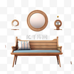 家具线条图片_家具线条座椅元素立体免扣图案