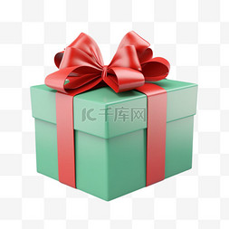圣诞节礼物图片_圣诞节礼盒3d免抠元素礼物