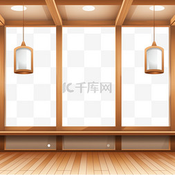 玻璃窗图片_棕色木质玻璃窗天花板