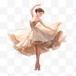 数字装饰图案图片_舞蹈3d舞者元素立体免扣图案