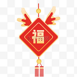 中国结新年挂饰图片_新年龙年中国结挂牌春节挂饰