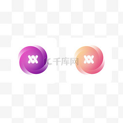 APP小程序LOGO启动图标紫色