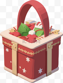 圣诞节糖果礼物礼盒巧克力糖果篮
