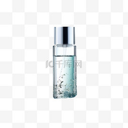 面霜广告图片_化妆瓶在水下的广告