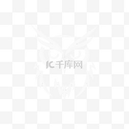 数字图片_绘画猫头鹰图标元素立体免扣图案