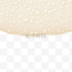 啤酒泡沫背景横向无缝图案