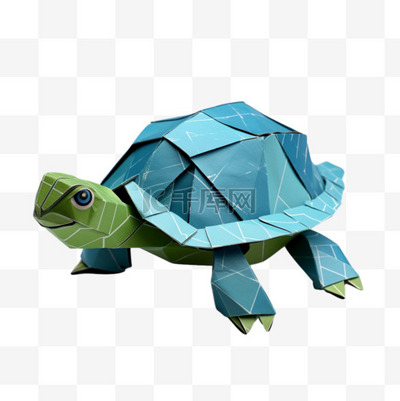 建模折纸乌龟