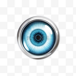 眼睛图标。视觉护理符号视力视力