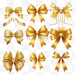 礼品卡图标图片_礼品装饰用真实感金丝带和蝴蝶结