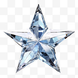 艺术水晶数字图片_艺术水晶星星元素立体免抠图案