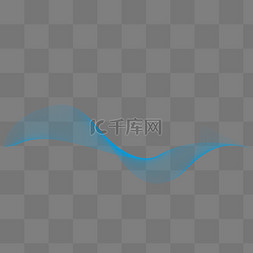 微信画册图片_蓝色透明漂浮线条科技感彩线条线