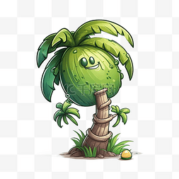 植物椰树卡通