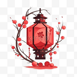 春节新年红灯笼