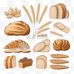 面包谷物小麦