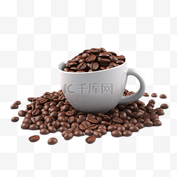 咖啡豆食物白色