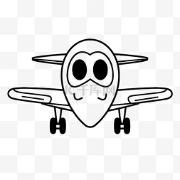 线描翅膀图片_飞机的插图绘图 飞机的插图为孩