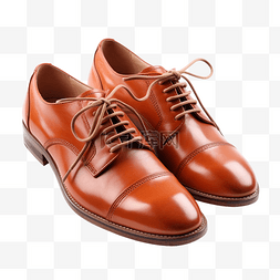 皮鞋休闲鞋棕色透明