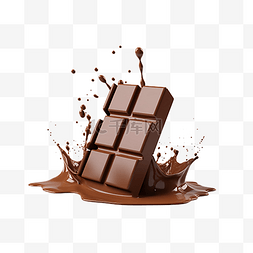 巧克力方块水珠
