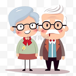 祖父母日老人夫妻