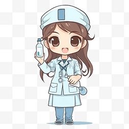 护士节医疗护理卡通