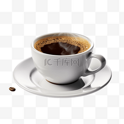 热咖啡咖啡豆下午茶透明