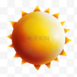 太阳太阳花图片_太阳向日葵形状金黄色