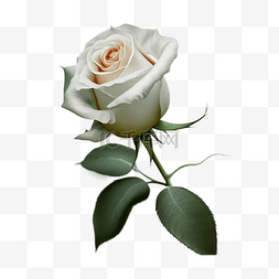 玫瑰花白色