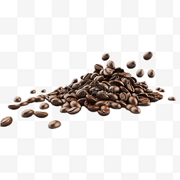 咖啡豆磨粉图片_咖啡豆食物棕色
