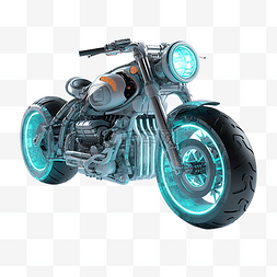 摩托车绿色反光