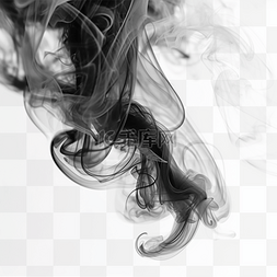 彩色烟雾创意图片_烟雾黑色创意