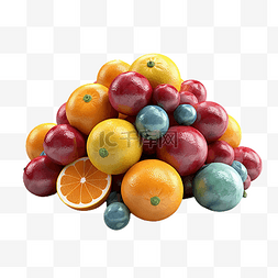 水果新鲜水果堆
