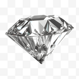 钻石透明插画