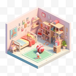 相册模板图片_儿童房间相框玩具卡通粉色