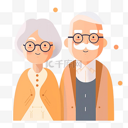 祖父母日夫妻照片