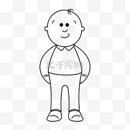 Guy coloring pages vector illustration zdjcie