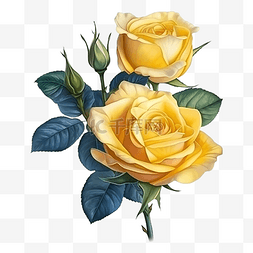 黄色的花蕊图片_玫瑰黄色鲜花
