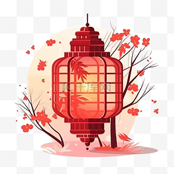 中国新春图片_春节圆形灯笼