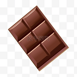美味的巧克力块图片_巧克力一块简单卡通