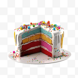 蛋糕图片_蛋糕精美的色彩夹心