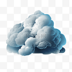 云朵雨水图片_乌云卡通简单透明