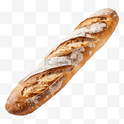 早餐的面包图片_面包法棍糖霜图案