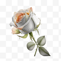 浪漫白玫瑰花束实物图