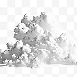 插画冰川图片_天空云朵实物图