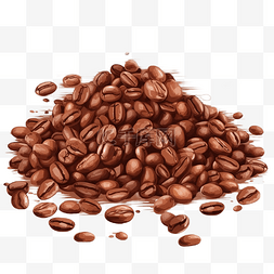 现磨咖啡图片_咖啡豆蓝山中度新鲜烘培