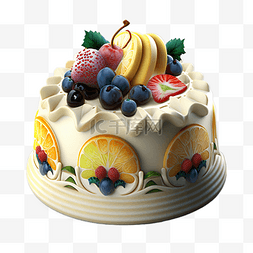 实物图图片_生日蛋糕水果蛋糕美味实物图