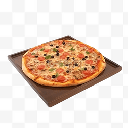 披萨比萨图片_披萨包装盒食物