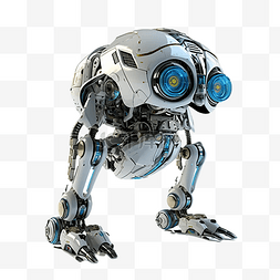 机器人异形玩具蓝色